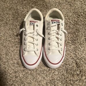Converse Kids White and Red Sneakers